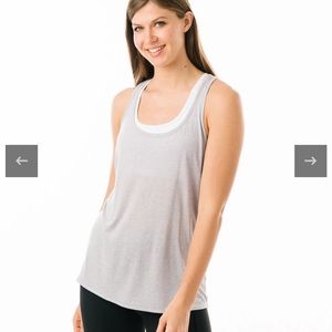 Zyia gray twist and flow tank